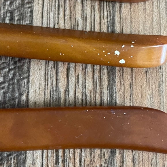 Robeson Steak Knives Set 5 Catalin Bakelite Handles Stainless Blades Germany - Picture 10 of 14